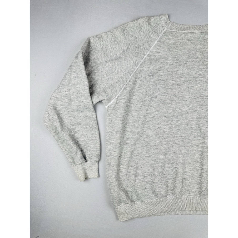 Vintage 80s USA Flag Sweatshirt Hanes Raglan Crewneck Made USA XL - Picture 7 of 10